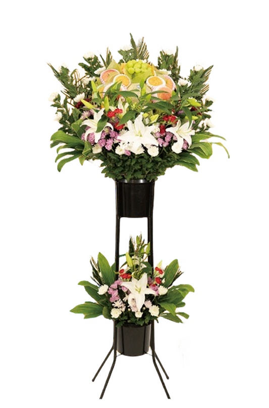 【No.13】果物2段スタンド生花